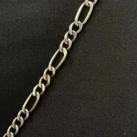 زنجیر.گردنبند نقره فیگارو فروش فوری