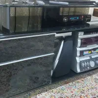 میز تلفن و میز تلویزیون شیشه ای ۱۰ میل