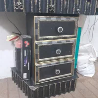 میز کنسول آیینه ای طلایی|بوفه، ویترین، کنسول|گرگان, |دیوار