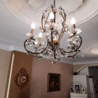 دو عدد لوستر کریستال|لوستر و چراغ آویز|تهران, استخر|دیوار