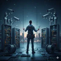 تکنسین دوربین مداربسته و پسیو کار شبکه هستم