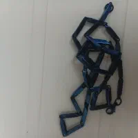 دو عدد گردن بند ابی و مشکی