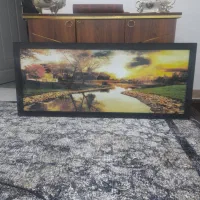 تابلو دیواری لامپ دار ۶۰×۱۴۰