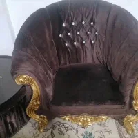 مبل هفت نفره بامیزو عسلی|مبلمان خانگی و میز عسلی|مهدی شهر, |دیوار