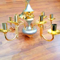 3 لوستر رنگ ثابت سالم و نو|لوستر و چراغ آویز|اصفهان, بهارستان|دیوار