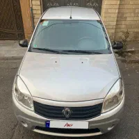 رنو ساندرو دنده مدل ۱۳۹۵ نقره ای بدون رنگ کم کار|خودرو سواری و وانت|تهران, شمسآباد|دیوار