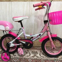 دوچرخه سایز ۱۲ رنگ صورتی|دوچرخه، اسکیت، اسکوتر|قم, نیروگاه|دیوار