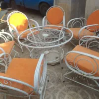 مبلمان فلزی سنگین وزن|مبلمان خانگی و میز عسلی|ارومیه, |دیوار