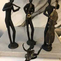 مجسمه موزیسیین ( نوازنده )|مجسمه، تندیس، ماکت|تهران, سازمان برنامه جنوبی|دیوار