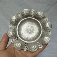 پیش دستی نقره آنتیک