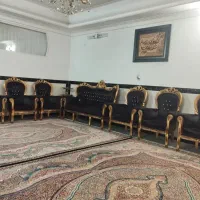 مبلمان ۹ نفره سلطنتی|مبلمان خانگی و میز عسلی|قم, سراجه (۱۵ خرداد)|دیوار