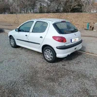 ماشین 206 تیپ 2 بی رنگ سفید