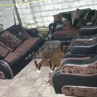 مبل ۷ نفره سالم|مبلمان خانگی و میز عسلی|رشت, معلولین|دیوار