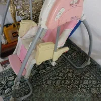 تاب کودک. هم میزغذا خوری هم تاب