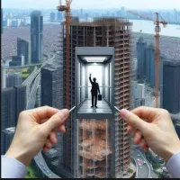 آسانسور کارگاه ساختمانی|مصالح و تجهیزات ساختمان|تنکابن, |دیوار