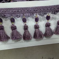 نوار یراق پرده نوار مبل و کوسن ابریشم|پرده، رانر، رومیزی|قرچک, امین آباد|دیوار