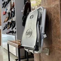 توالت فرنگی سیار دیواری تاشو آلومینیوم با قیف تاشو|لوازم سرویس بهداشتی|مشکین‌دشت, |دیوار