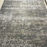 دو عدد فرش ۶ متری طرح مدرن ۵۰۰ شانه در حد نو