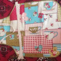 سرویس اشپزخونه ۱۵ تکه|سفره، حوله، دستمال آشپزخانه|گرمسار, |دیوار