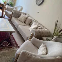 مبل 8 نفره کرم چستر