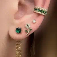 نگین بدن پیرسینگ بینی ناف گوش چال لپ اقا و خانم