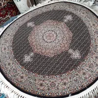 فرش گرد ماهی ‌مارک اصل  مرینوس دایره|فرش|تبریز, |دیوار