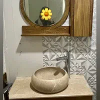 ۲ مدل روشویی سرویس بهداشتی و حمام با آینه