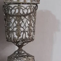 دکوری برنجی سطل زباله وجای دستمال کاغذی