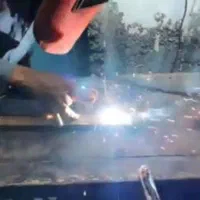 جوشکار سیار جوشکاری شاخ گوزنی سقف شیب دار شیروانی