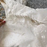 لباس عروس با تور سر و ژپون|لباس|شیراز, کرونی(خاتونک)|دیوار