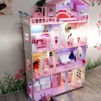 خانه باربی چوبی