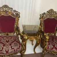 یک دست مبل ۷نفره سلطنتی|مبلمان خانگی و میز عسلی|قائم‌شهر, |دیوار