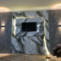 تی وی وال (دیوار تلویزیون) جایگزین کاغذ دیواری|خدمات پیشه و مهارت|ارومیه, |دیوار