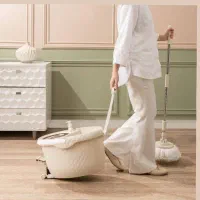 سطل و تی شور پدالی چرخشی|لوازم نظافت|مشهد, زمرد|دیوار