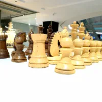 مهره شطرنج فدراسیونی چوبی