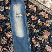 شلوار لی نیم بگ کاملا سالم سایز ۴۲ قیمت ۸۹۰