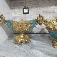 سه عدد ظرف تزیینی|صنایع دستی و سایر لوازم تزئینی|شاهین‌شهر, خانه کارگر|دیوار