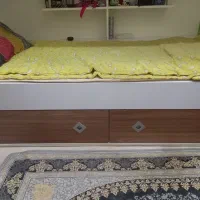 تخت دوطبقه ام دی اف درحد نو