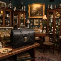 کیف چرم المانی انتیک