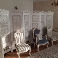 پاراوان لیزری ۶ میلیمتر پارتیشن پاروان دیوار چوبی