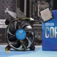 cpu پردازنده i3 10100f به همراه فن باکس cpu