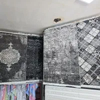 قالیچه یک در یک و نیم طرح آینه شکسته 50