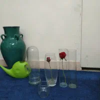 گلدان سفالی وشیشه‌ای|گل مصنوعی|تهران, تهرانپارس شرقی|دیوار