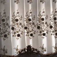 پرده گل برجسته قیمت۱۸۰۰سایز۳در۲۷۰ **فقد تور|پرده، رانر، رومیزی|تهران, کیانشهر|دیوار