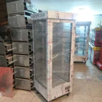 گرمکن تمام استیل پیراشکی،سمبوسه تمام ویترین طبقاتی