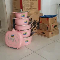 سرویس قابلمه ۱۵ پارچه گرانیتی MGS