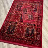 فرش لاکی قرمز فرش قدوسی