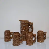 پارچ و لیوان قدیمی نوستالژی