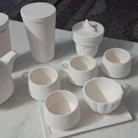 سرویس چایخوری سفالی|صنایع دستی و سایر لوازم تزئینی|ری, شهرک نظامی|دیوار