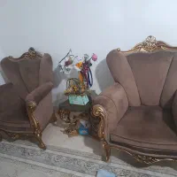 مبل سلطنتی۹ نفره با سه عدد عسلی|مبلمان خانگی و میز عسلی|اندیشه, اندیشه فاز ۱|دیوار